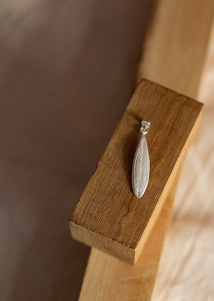 Hovedbilde Halskjede - lite olivenblad