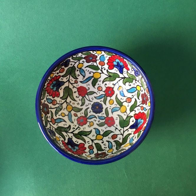 Hovedbilde Keramikkskål, flerfarget 12 cm