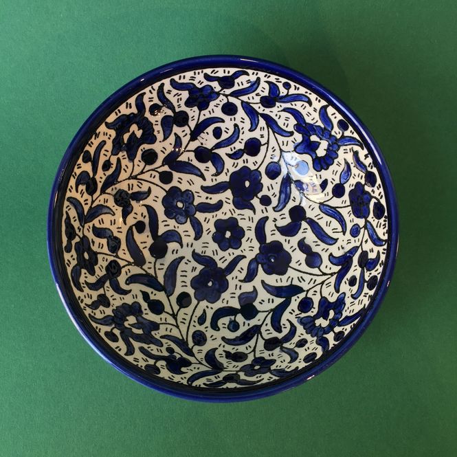 Hovedbilde Keramikkskål, blå 15 cm