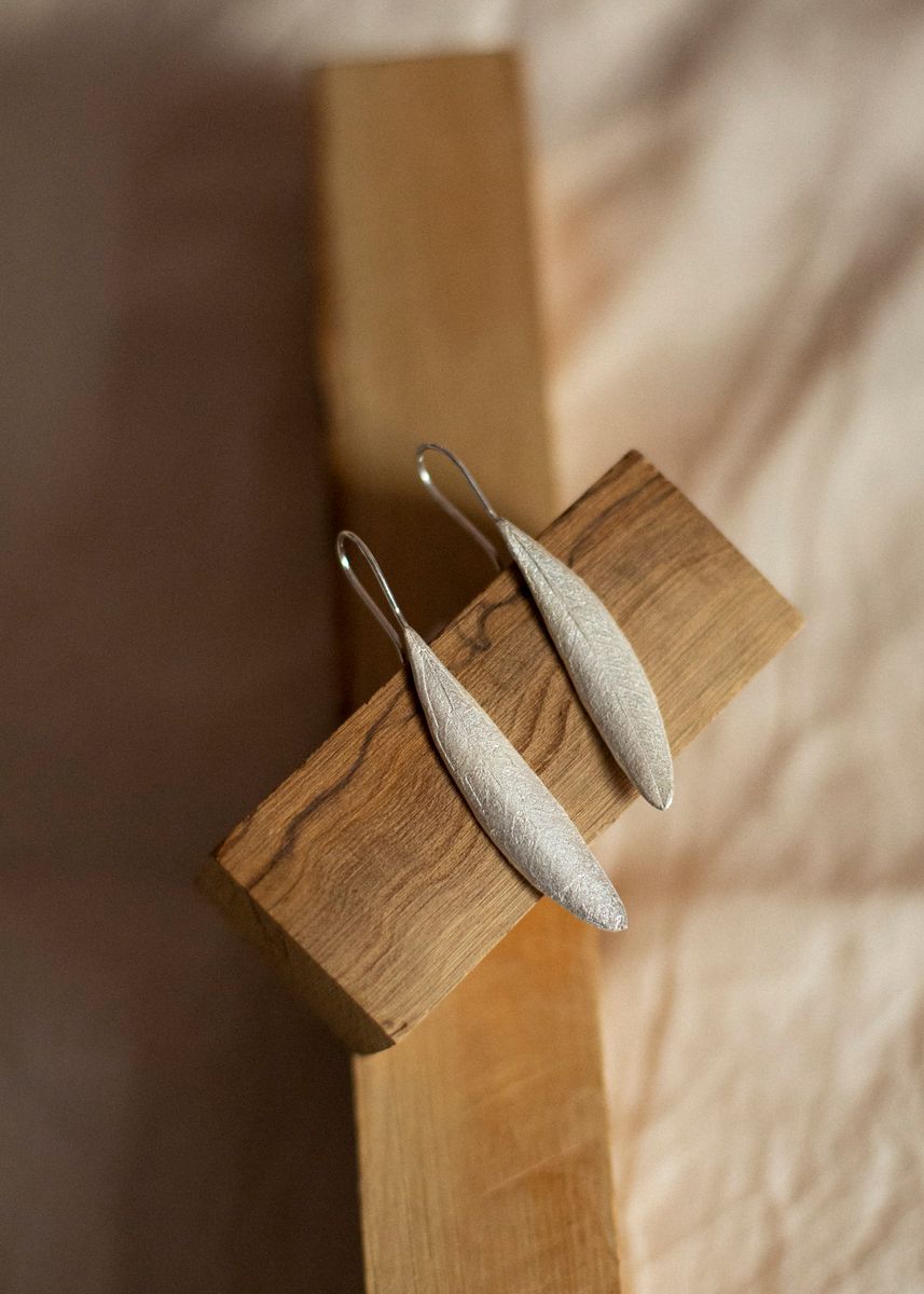 Øredobber - olivenblad